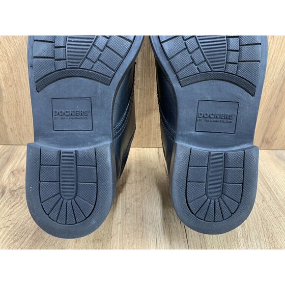 Dockers Dress Shoes Mens 7.5 M Gordon Oxford Black Leather Cap Toe 90-2214 - Picture 14 of 16